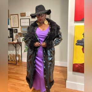 COPY - Black Faux For Coat